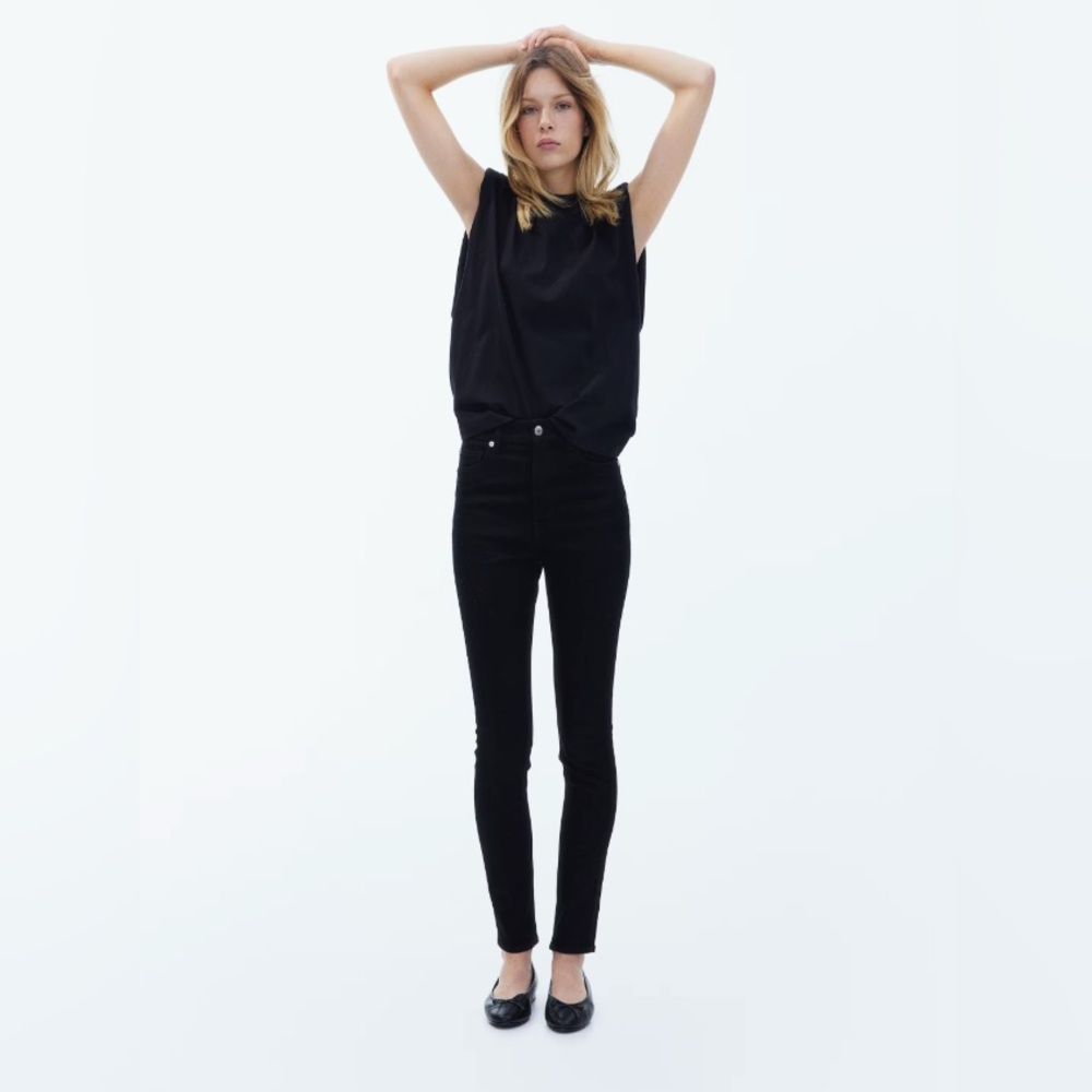 H&M Women’s Black High Rise Skinny Leg Jeans - Size 12